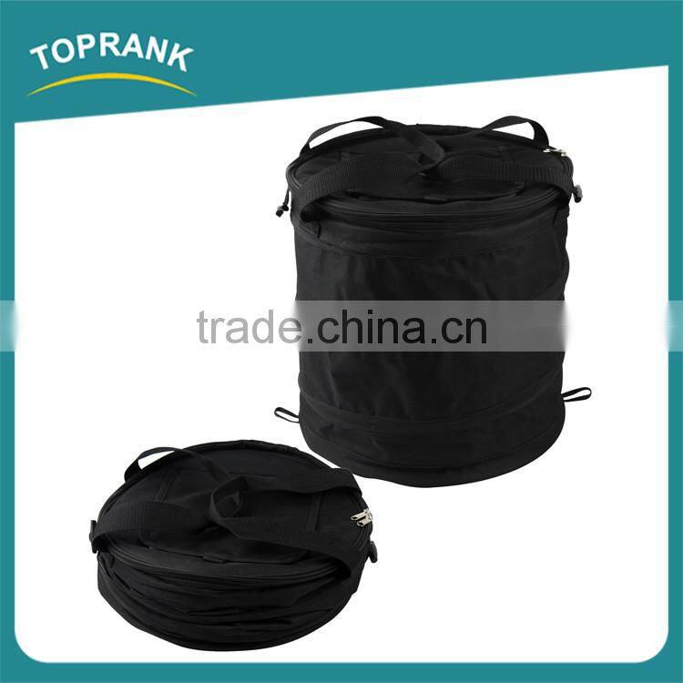 Custom color large insulated cooler buckets, 600D foldable ice bucket