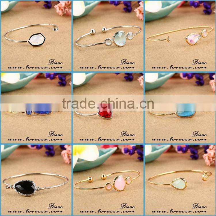 wholesale fashion various colors glass faceted birthstone pendant