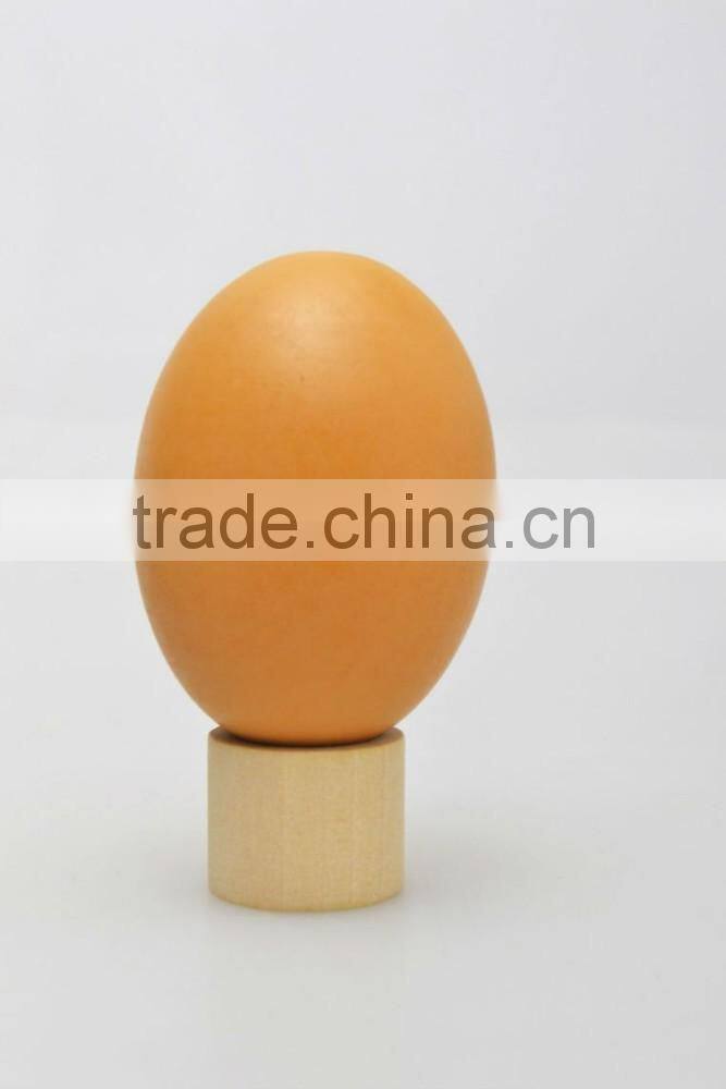 round single egg wooden tray