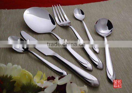 Stainless Steel Cutlery Set Flatware Set with free logo