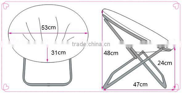 Personalized folding deck chair for kids