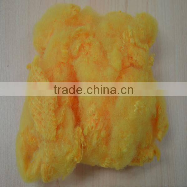 Recyled 7DX64 HCS Hollow Polyester Staple Fiber for Filling Vacuum pillows Flame retardant feature