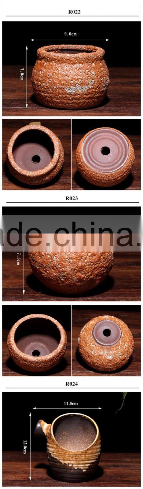 Hot sale eco flower pot , orange ceramic flower pots