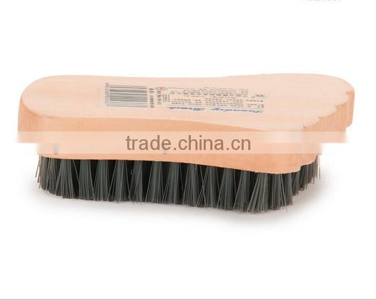 high quality Beech Wooden washing brush foot shape banister brush/Housework shoe brush