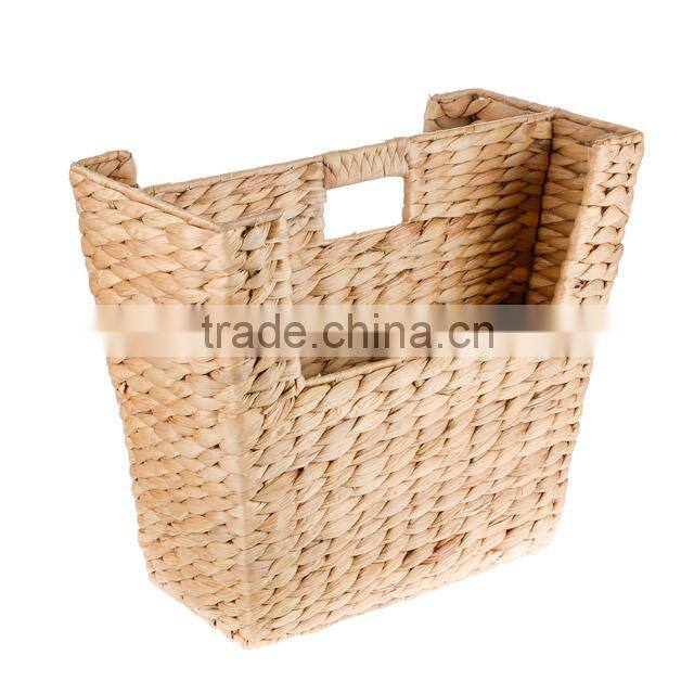 Water hyacinth heart storage gift basket