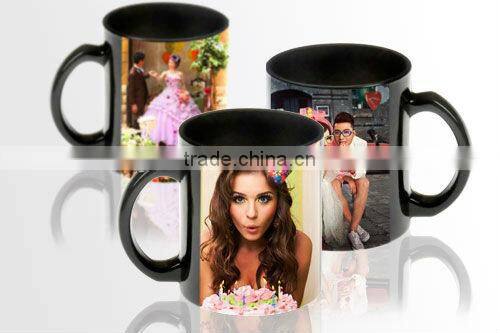 Ceramic heat sensitive color mug