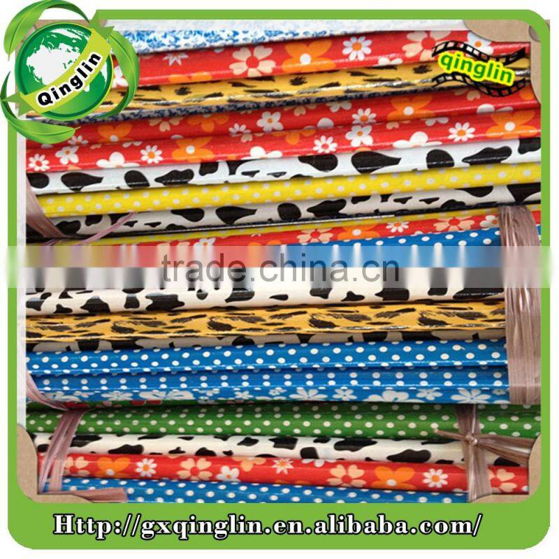 smooth surface wooden handle for broom and mop with pvc cover plastic