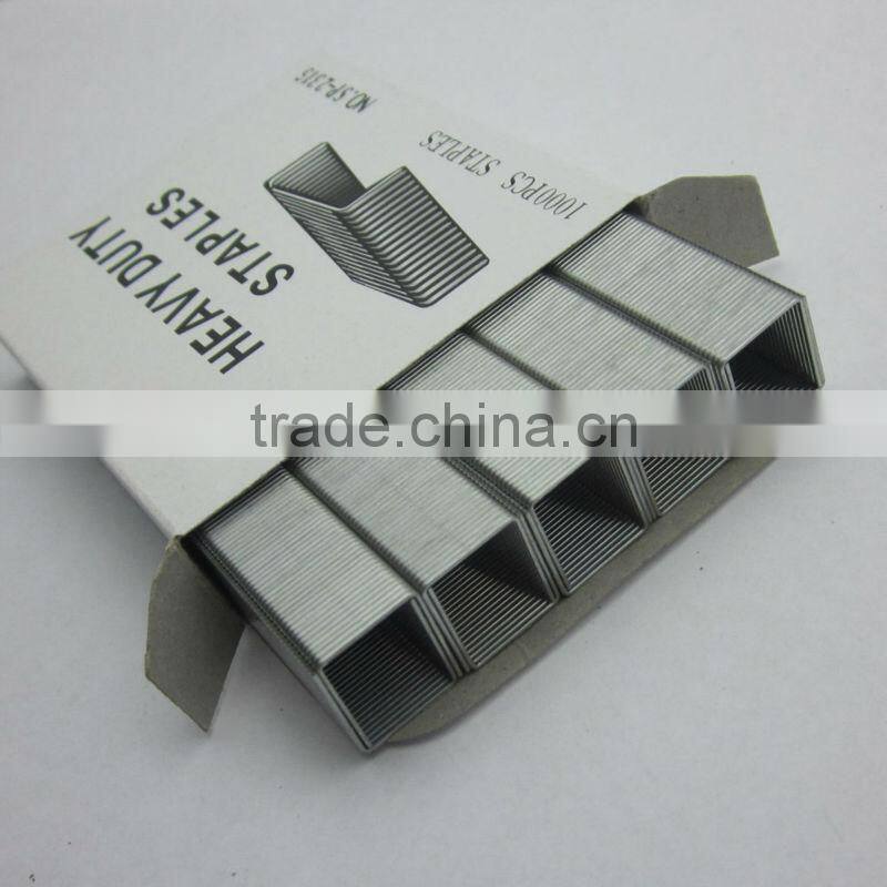 Office silver galvanized steel 2315 heavy duty staples