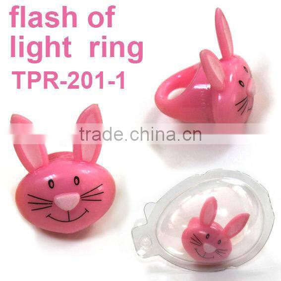 Christmas light up Ring/plastic toys /Christmas ring/ring with LED inside