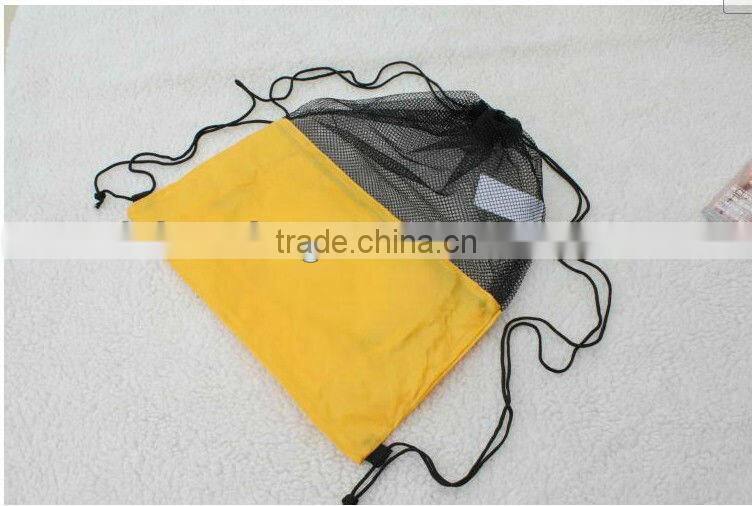 Backpack Nylon Mesh Shoe Bag Drawstring