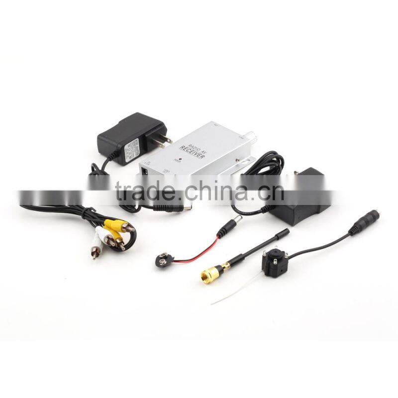 Hidden Pinhole Mini Wireless Receiver Nanny CCTV Camera Security Video Surveillance Wireless Camera