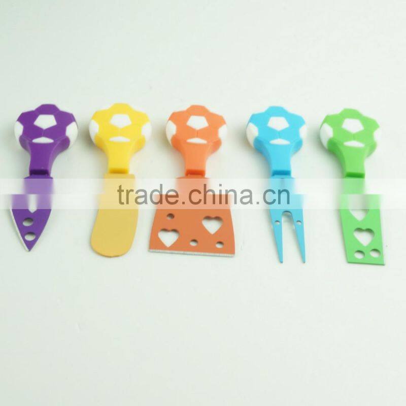 42198 5 Pieces Set Cheese Knives Steel Stainless Cheese Slicer Cheese Cutter