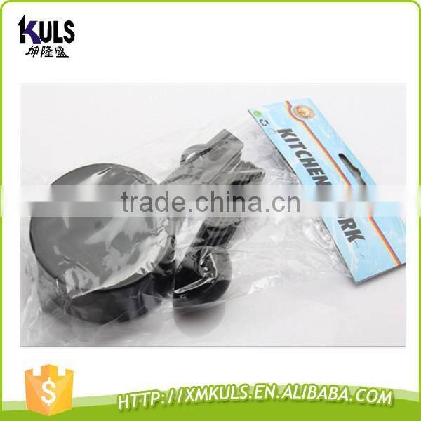 Whole sale black 10 pcs Plastic measuring spoon scoop set