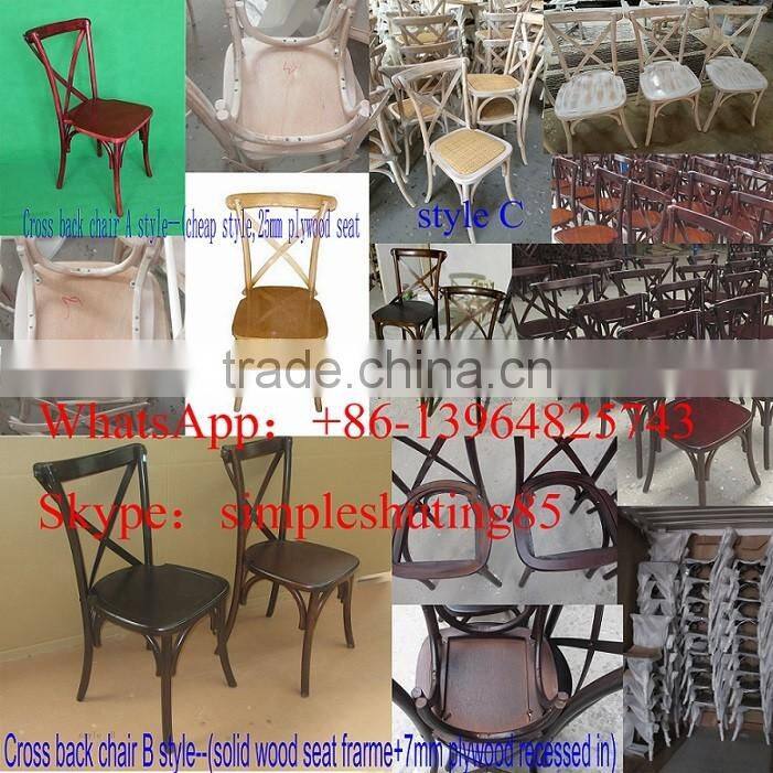 high back chair wooden cross back dining chairs