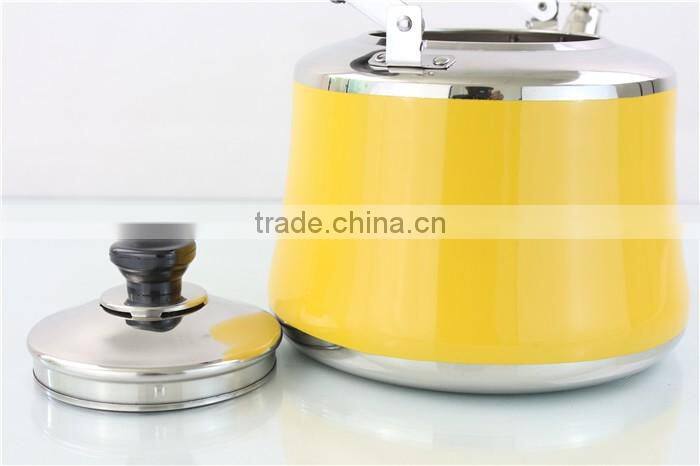 House Appliances Multi-color Stainless Steel Whistling Kettle