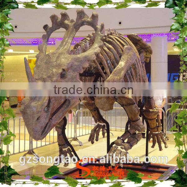 Museum High Quality Artificial Dinosaur Skeleton Resin Statues