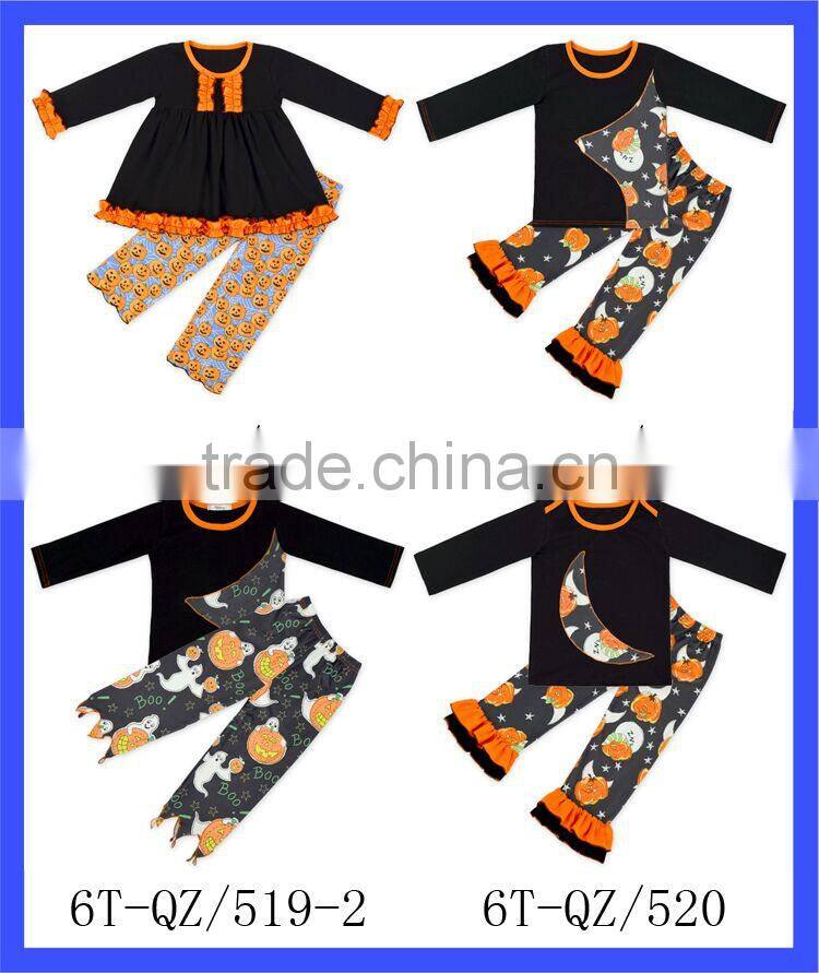 Fall Black Baby Clothes Clothing Set Pumpkin Girls Children Outfits Children Clothes Set