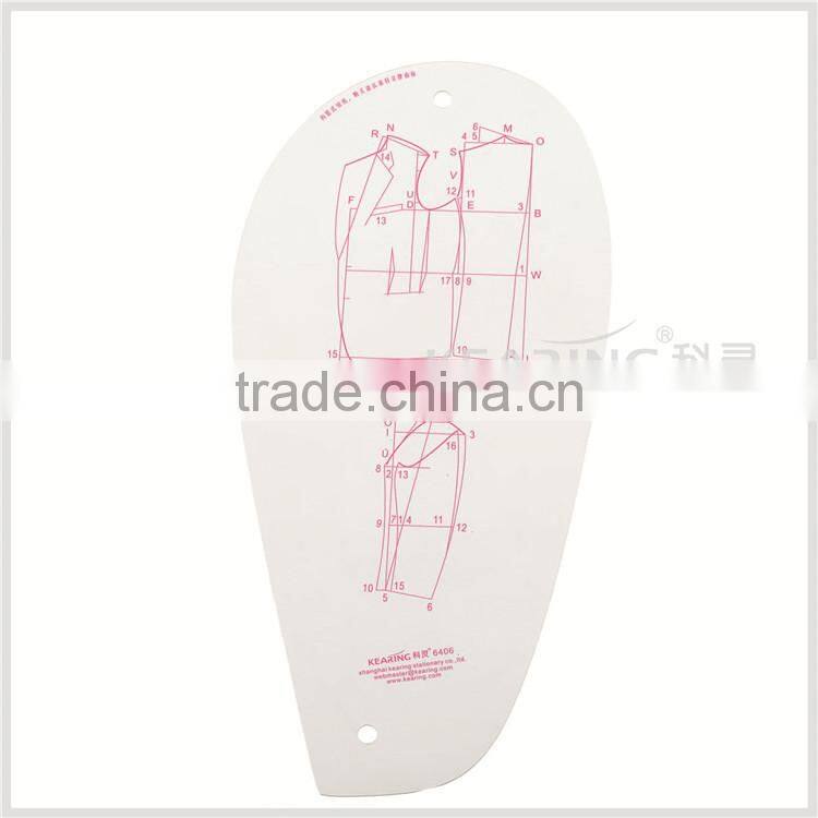 Kearing plastic metric garment curve ruler vary form curves for fashion design # 6406