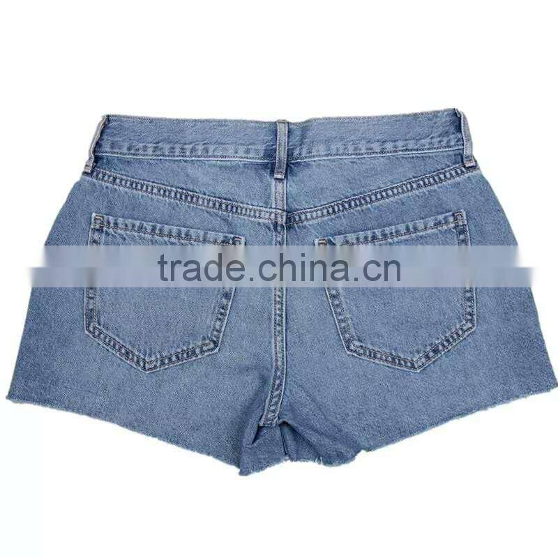 GZY denim made in china shorts jeans xintang jeans pant and shirt manufacture