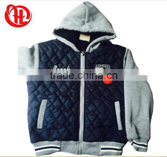 children padding softshell wholesale fur winter padded boys fleece jacket