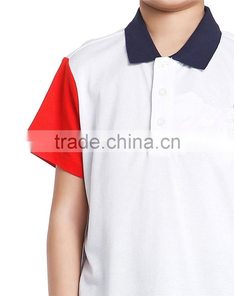 Hot sale high quality new kids polo shirt Summer boy's POLO t shirt made in China