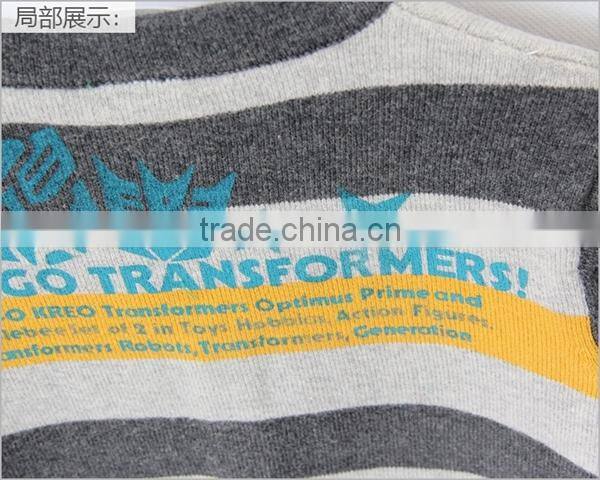 Baby woolen striped sweater cardigan