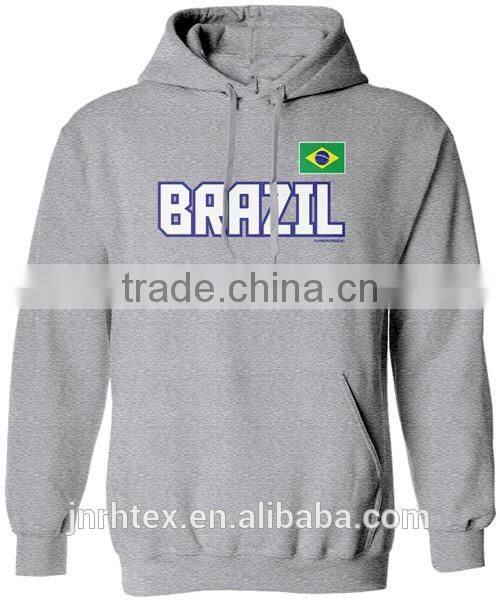 100% cottoon silk screen sport sweatshirt production