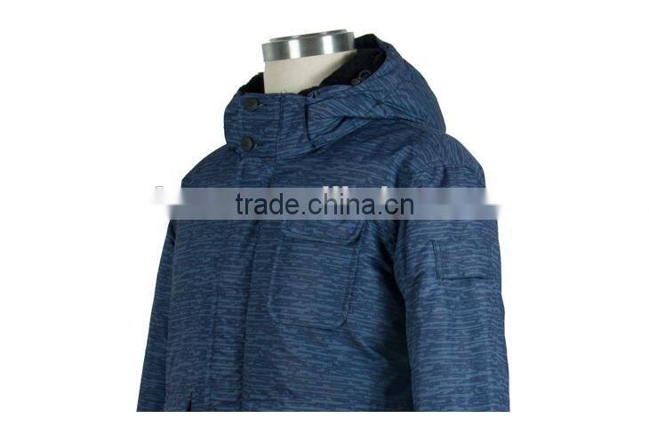 2017 new men's outdoor bomber down jacket winter parka with hood