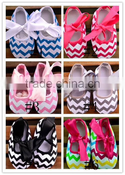 Baby shoes crib shoes chevron toddler shoes infant shoes