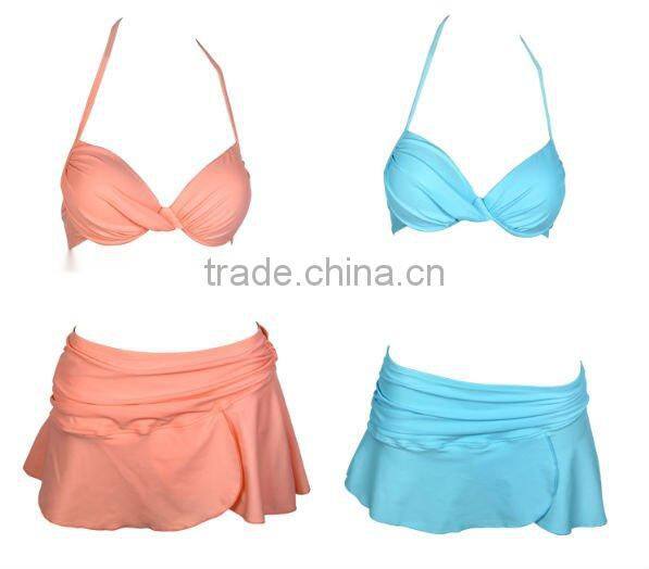 Three piece Sexy Ladies beach sunshine Bikini swimsuit swimwear