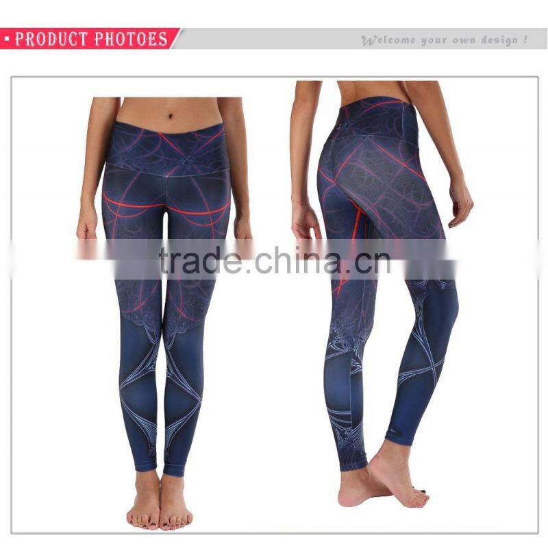 2016 yoga long leggings nylon tight yoga pants for women