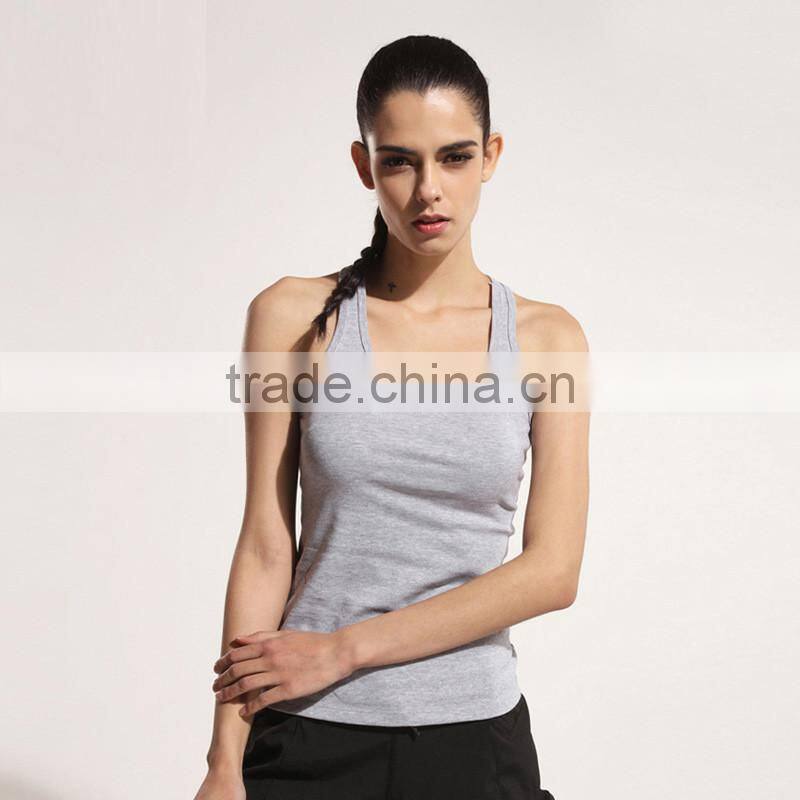 2016 Fashion lady inner wear oem stringer women tank top for wholesale