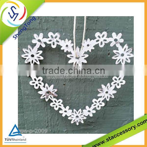 new design personality metal hanging heart decoration for decorating or party