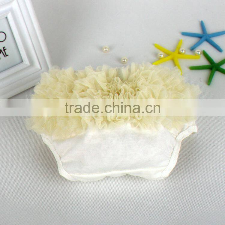 Multicolor cute cotton baby ruffle diaper cover bloomers wholesale baby shorts baby bloomers