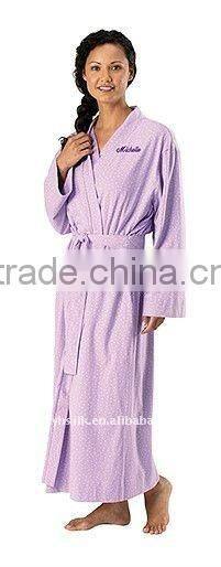 lady's cotton jersey nightgown 2011 new sleepwear