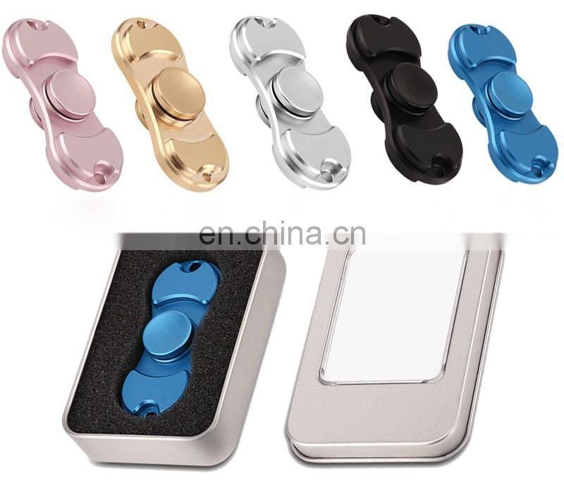 Wholesale hot selling 2 bearings fidget spinner finger toy 2017