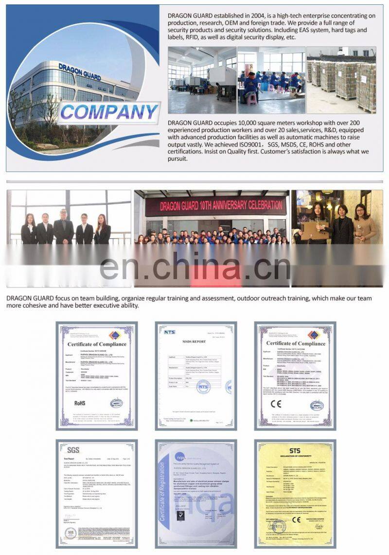 Dragon Guard AM/RF Mini Pencil Tag Eas Security hard Tag For Clothing