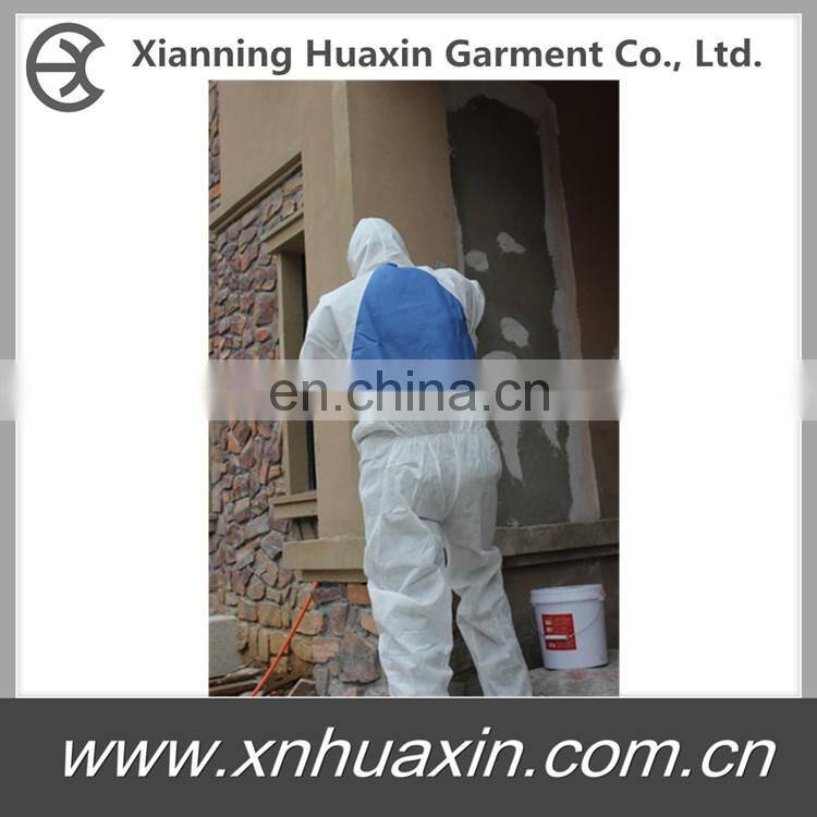 Back SMS Coverall with Elastic Wrist/Ankle