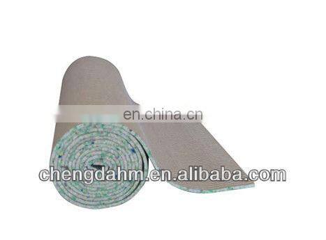 bonded foam with crepe paper underlayment