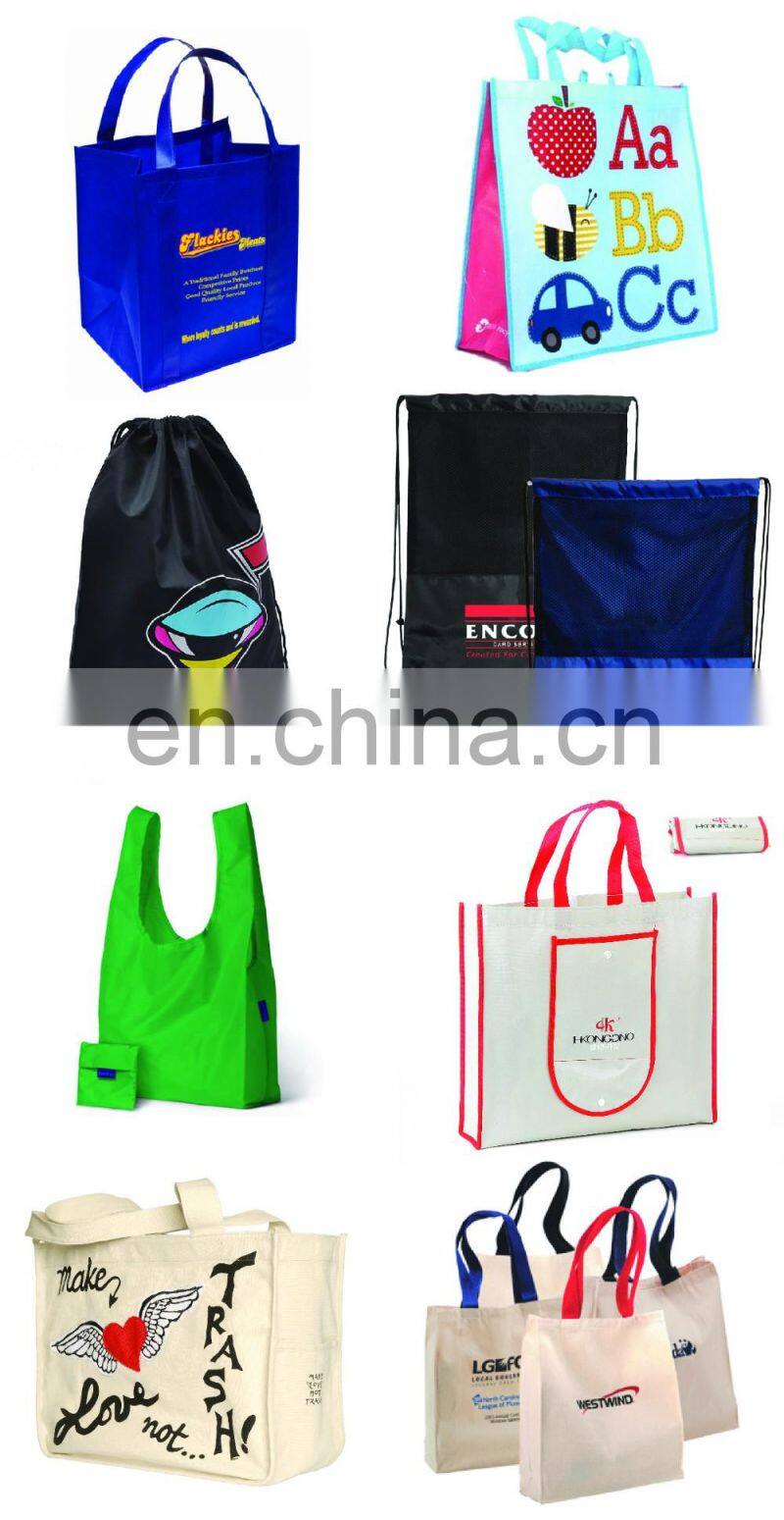 2017 Cheap promotional bags for shopping with non woven material