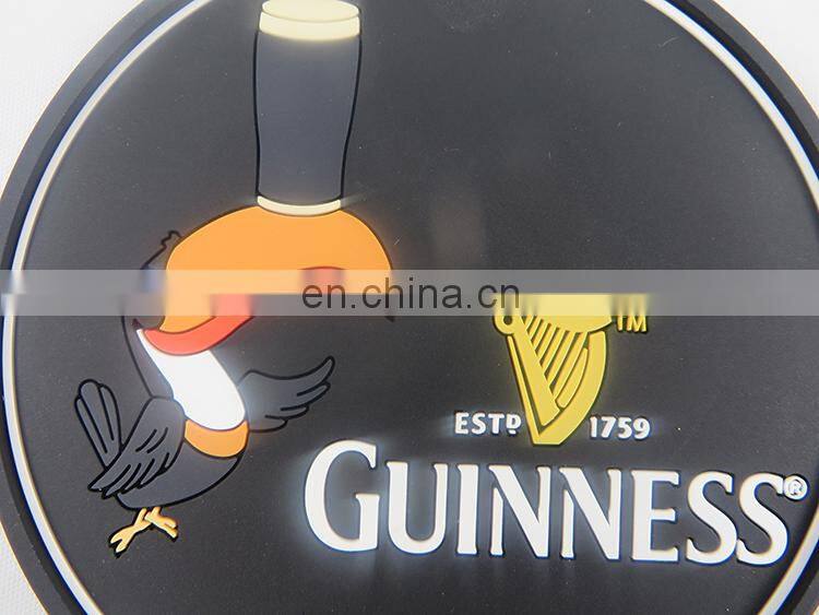 home decoration customed printed small cheap sale magnet soft PVC coaster