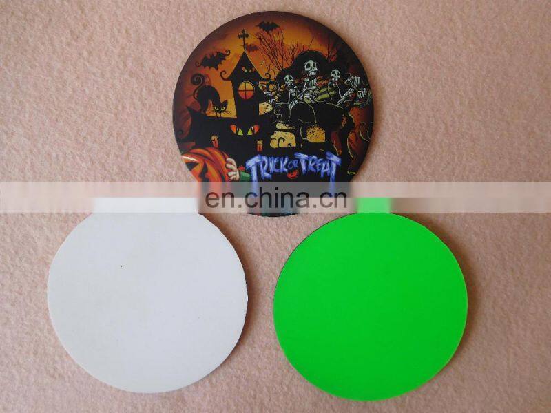 Full color printing drink beer silicone cup coaster set for promotion
