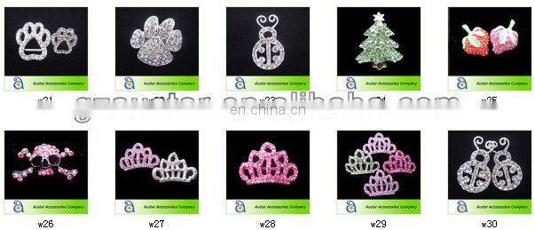 Wholesale rectangles rhinestone clasp buckle