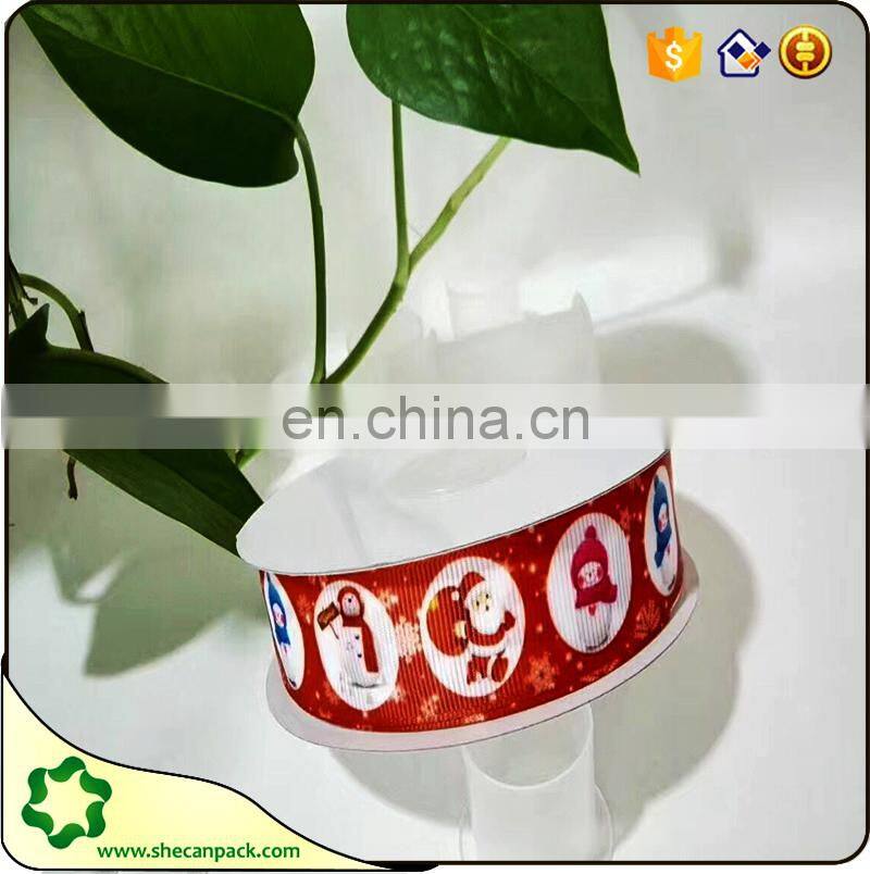SHECAN High quality wholesale colored grosgrain ribbon
