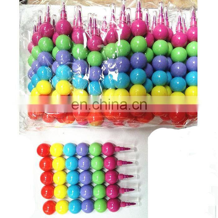 stacking crayon 6 colors or 7 colors stacker crayon
