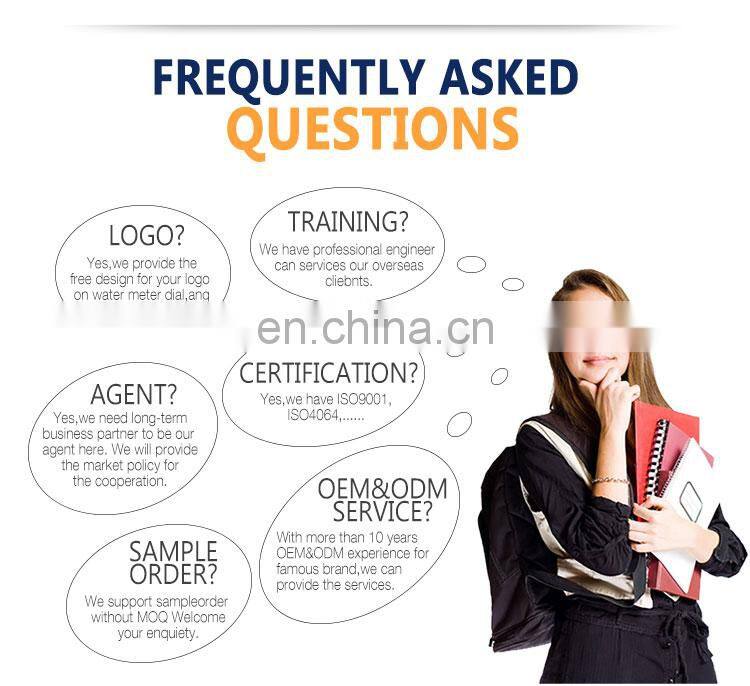 DN 15 multi-jet dry Vertical brass B pulse output water meter