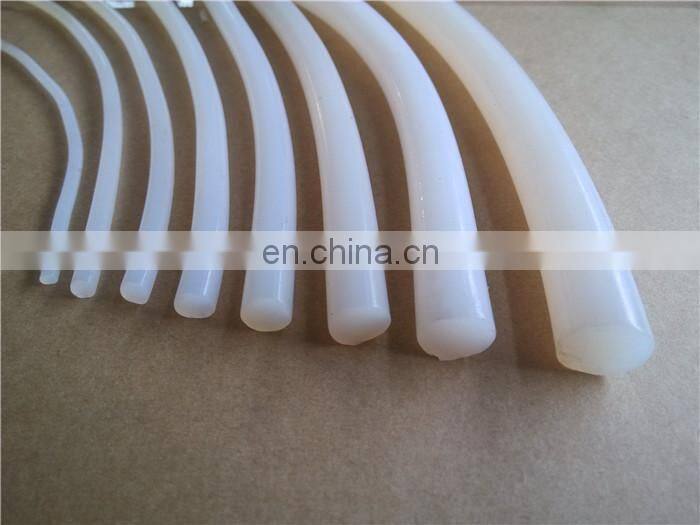 Solid silicone tube