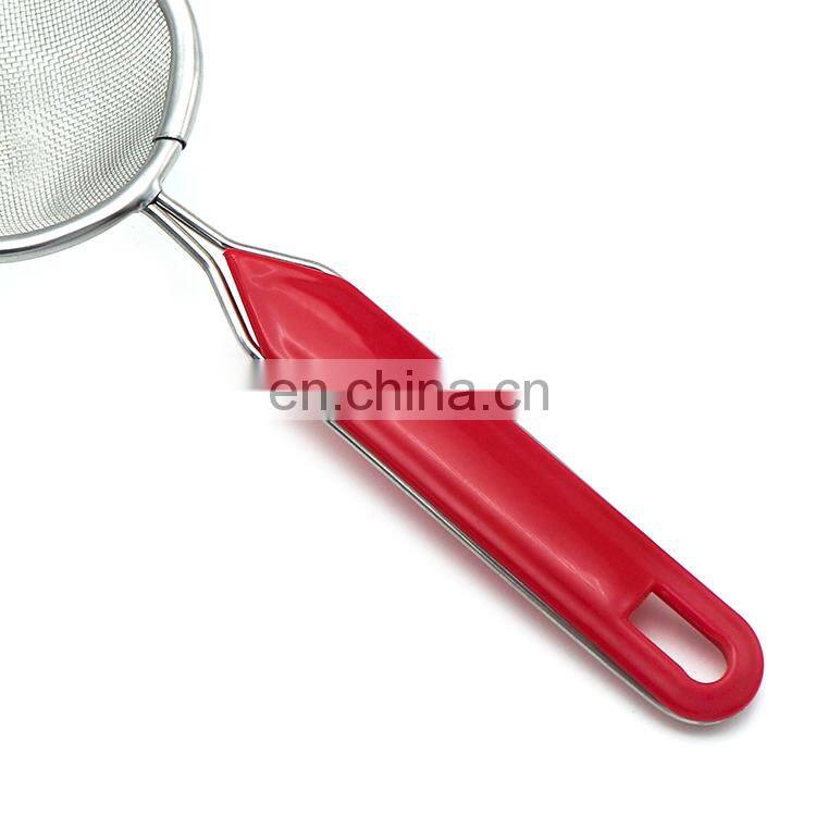 Kitchen Stainless Steel Colander Spoon Mesh Strainer