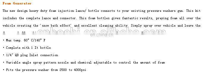 High Pressure Cleaning Chemical Foam Sprayer