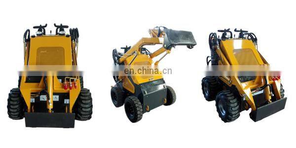 CE and EPA Certficat Chinese compact cheap skid steer mini skid steer loader with quick hitch